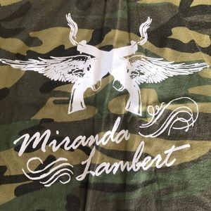 Camo Miranda Lambert Smoking Guns Concert Tee